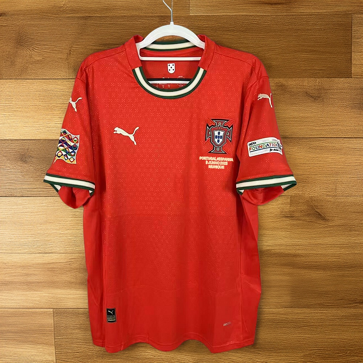 2025 Finals Portugal Home Football Jersey