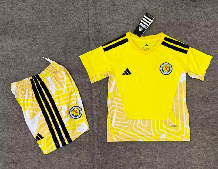 2026 Scotland National Team Goalkeeper Football Shirt Kids Size