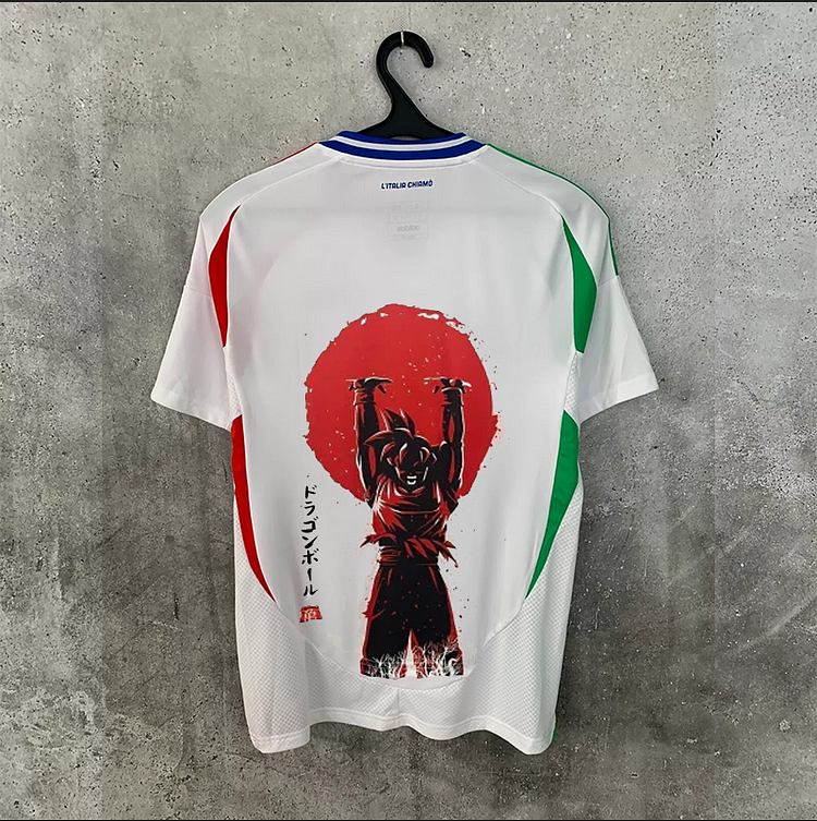 2025 Italy Away Special Edition Goku Soccer Shirt