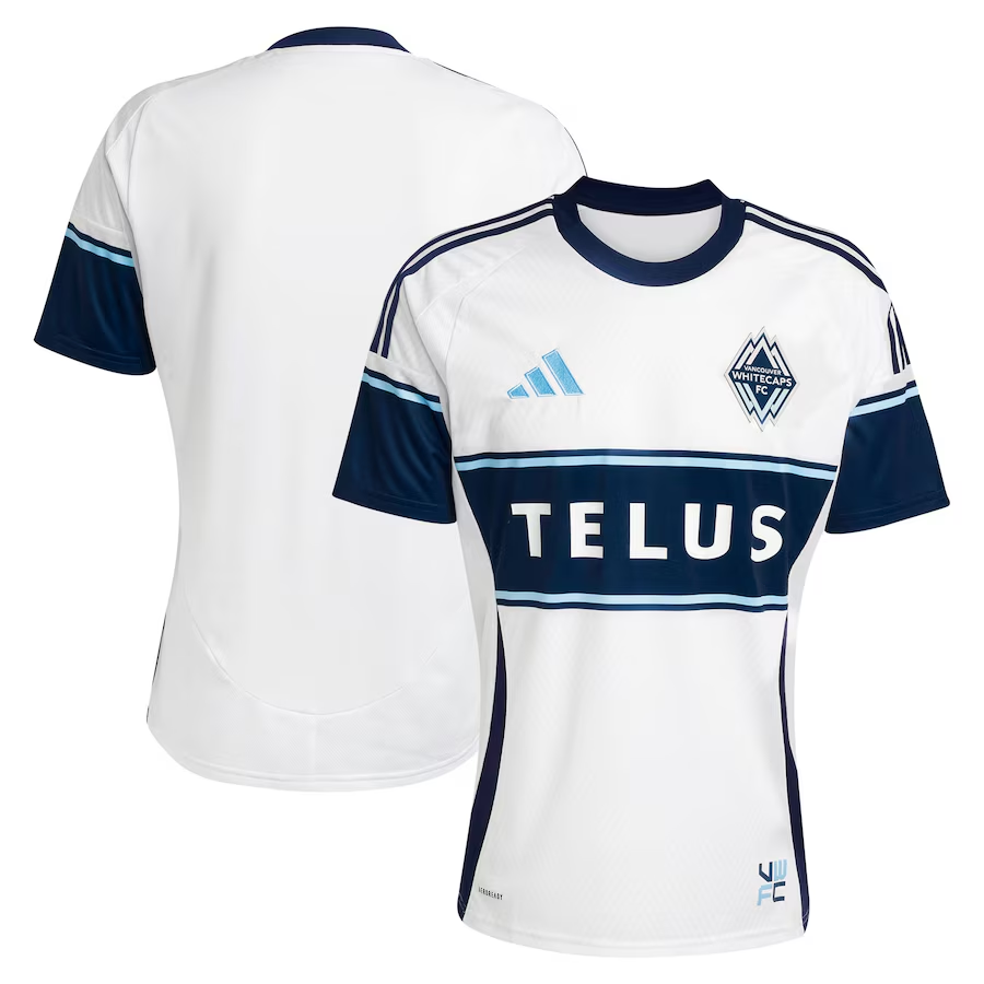 Vancouver Whitecaps FC Men’s Adidas White 2025 Jersey