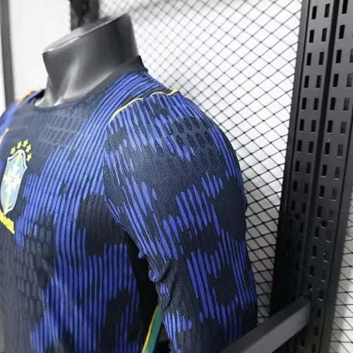 2026 Long Sleeves Player Version Brazil Away Soccer Jersey