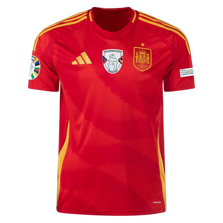 Player Spain Home Kit 24/25 Euro Cup 2024 Football Jersey