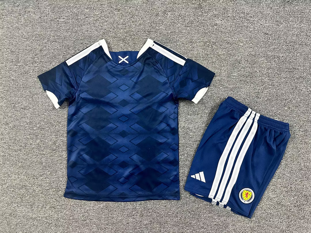 2026 Scotland National Team Home Football Shirt Kids Size