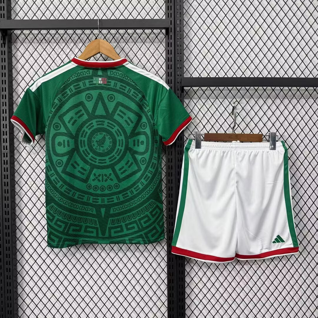 2026 Mexico National Team Home Football Shirt Kids Size