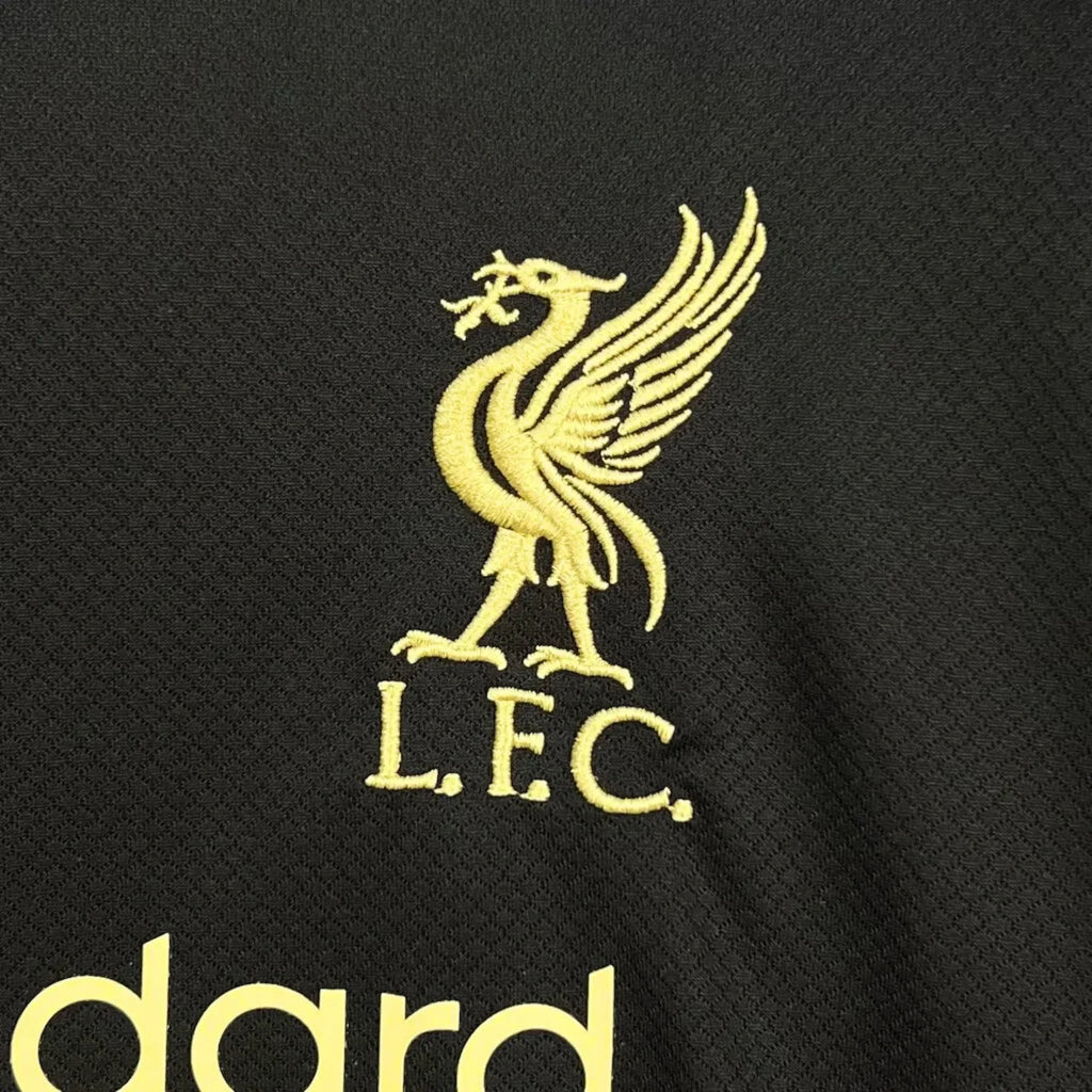 25-26 Liverpool Black Gold Special Edition Football Shirt