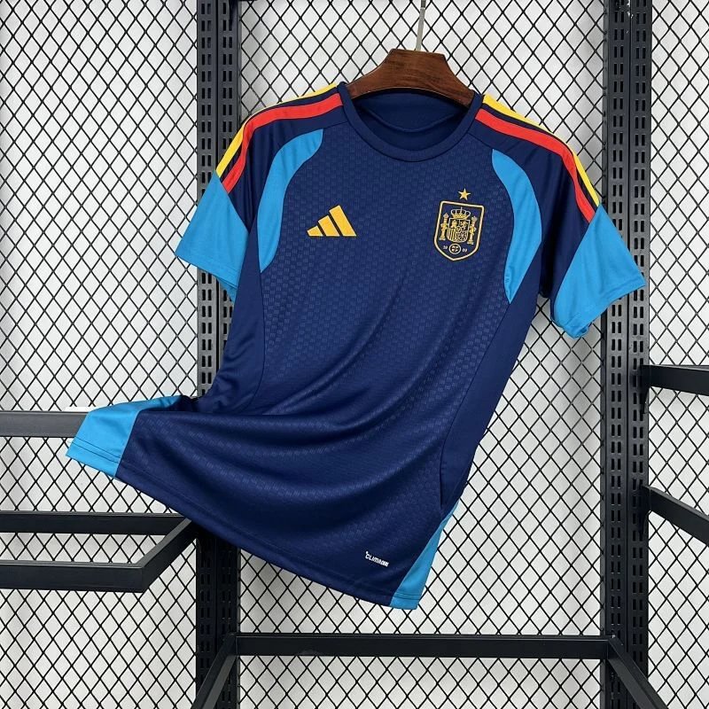 2026 Spain National Team Training Suit Blue Football Shirt