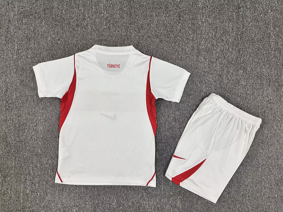 2026 Türkiye National Team Home Football Shirt Kids Size