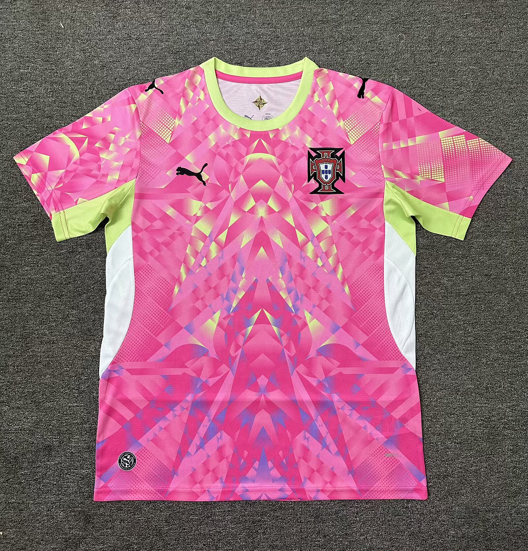 2026 Portugal National Team Goalkeeper Pink Football Shirt