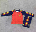 2026 Long Sleeves Spain National Team Home Football Shirt Kids Size