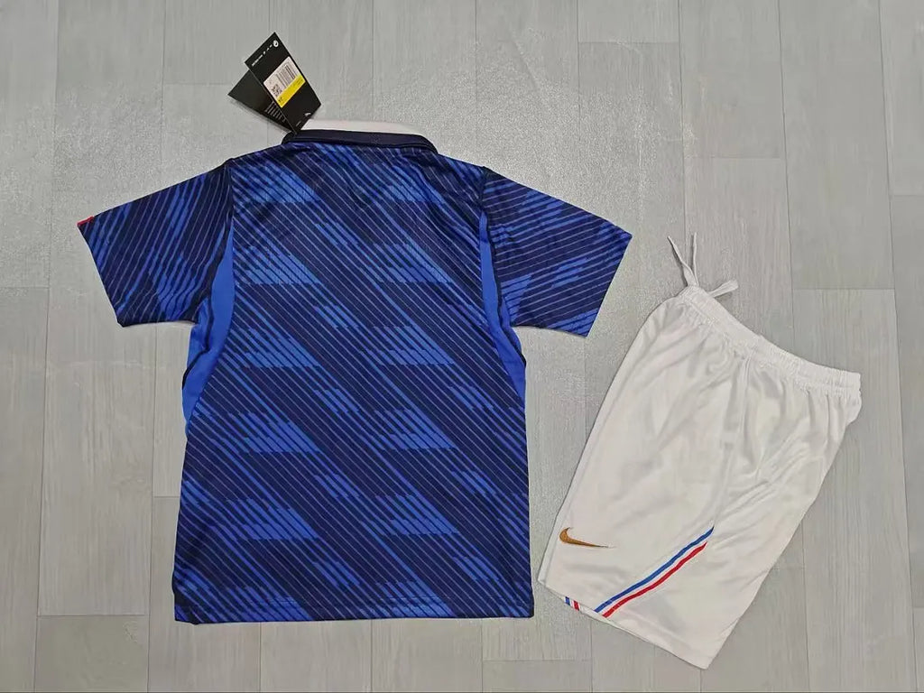 2026 France Home Football Shirt  Kids Size