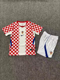2026 Croatia National Team Home Football Shirt Kids Size