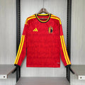 2026 Long Sleeve Belgium National Team Home Football Shirt