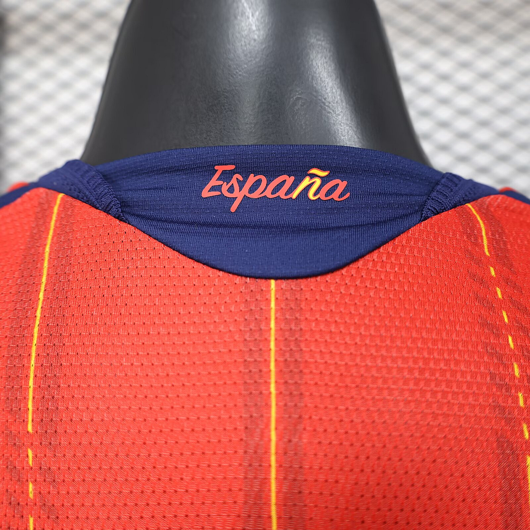 2026 Long Sleeves Player Version Spain National Team Home Football Shirt
