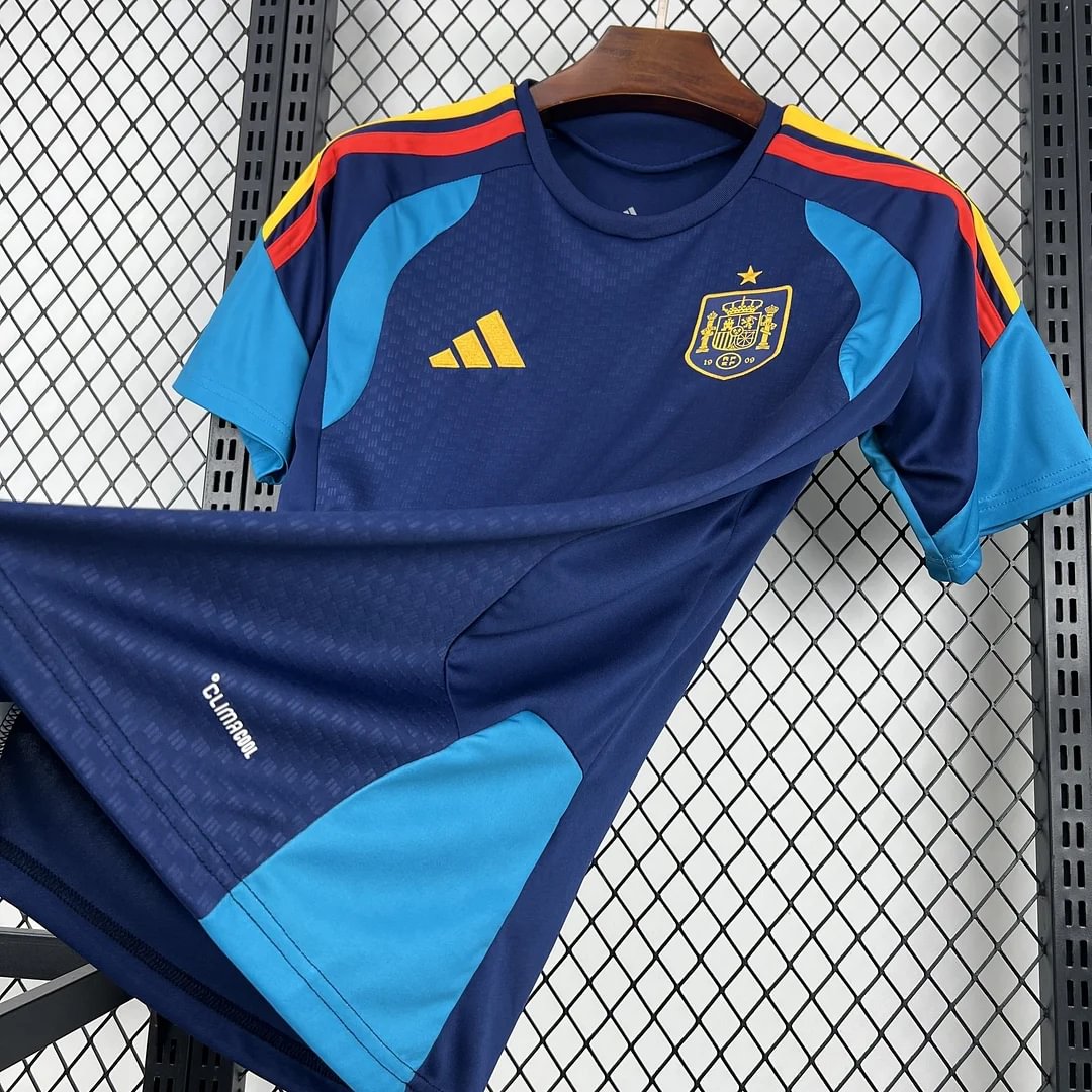 2026 Spain National Team Training Suit Blue Football Shirt