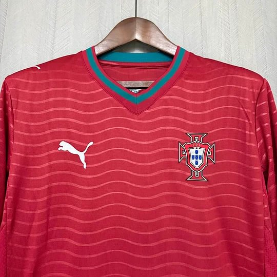 2026 Portugal Home Long Sleeve Football Shirt