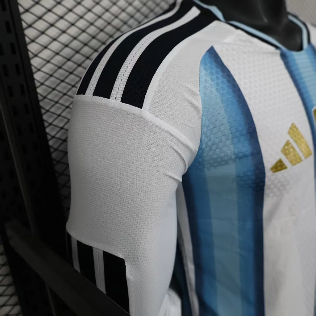 2026 Long Sleeve Player Version Argentina Home