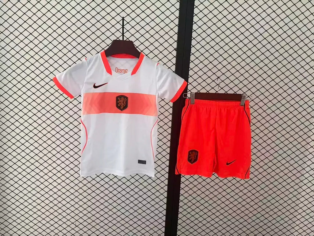 2026 Netherlands National Team Away Football Shirt Kids Size