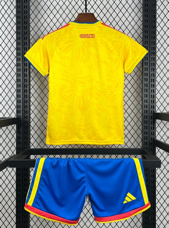 2026 Colombia National Team Home Football Shirt Kids Size