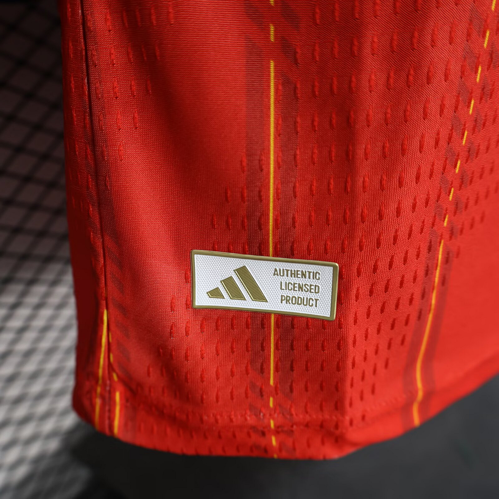2026 Long Sleeves Player Version Spain National Team Home Football Shirt
