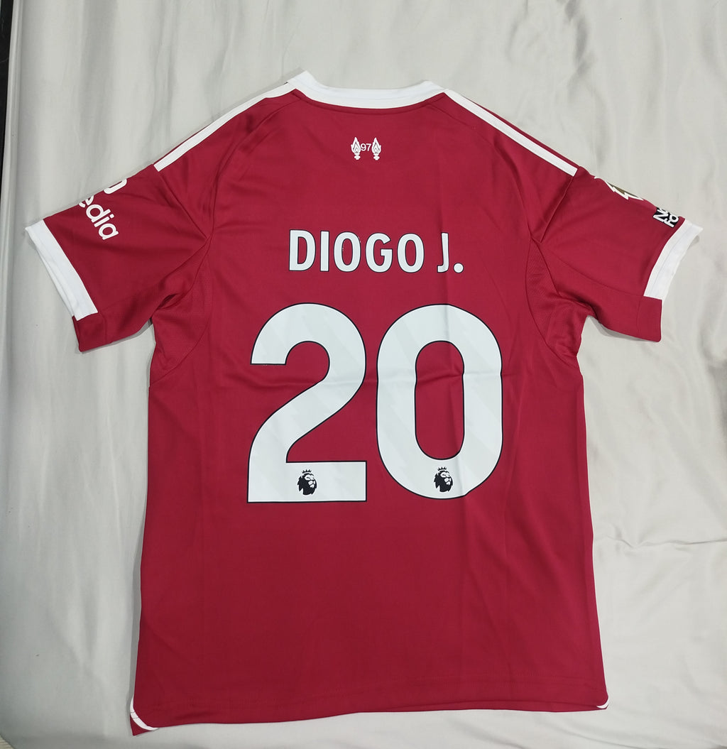 Liverpool 25/26 season home Diogo J.
