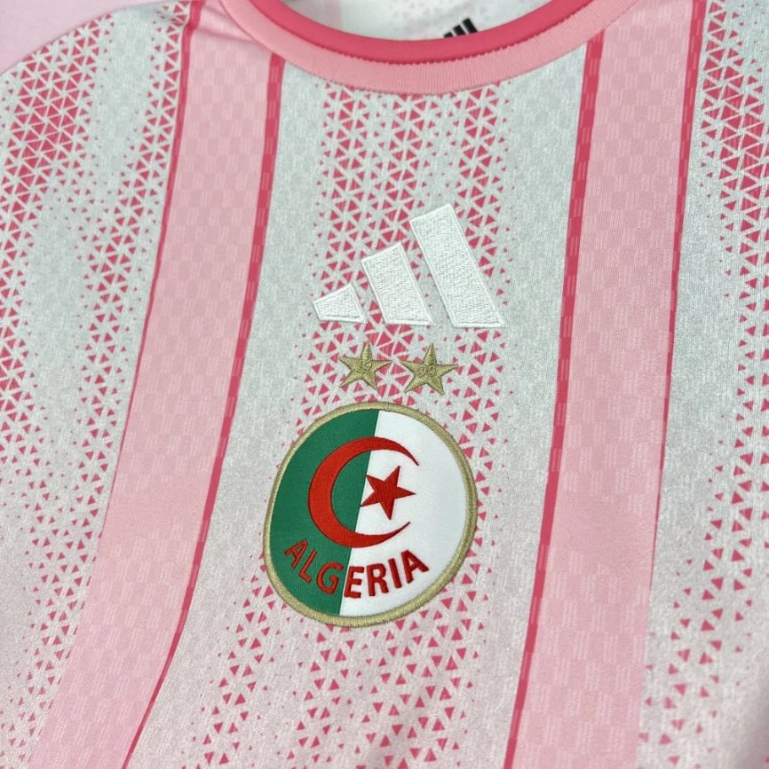 2026 Algeria National Team Special Edition Pink Football Shirt