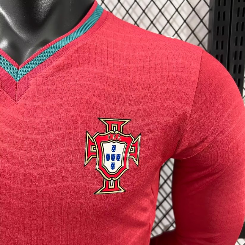 2026 Long Sleeve Player Version Portugal National Team Home Football Shirt
