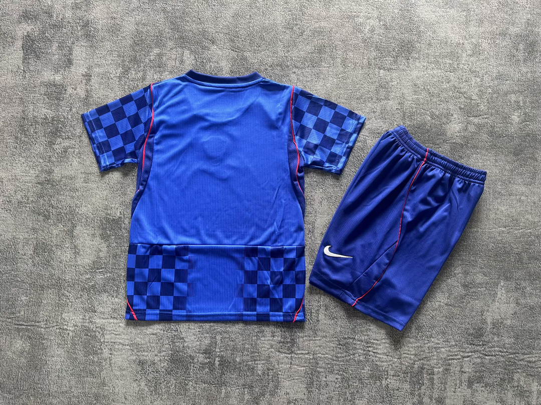 2026 Croatia National Team Away Football Shirt Kids Size