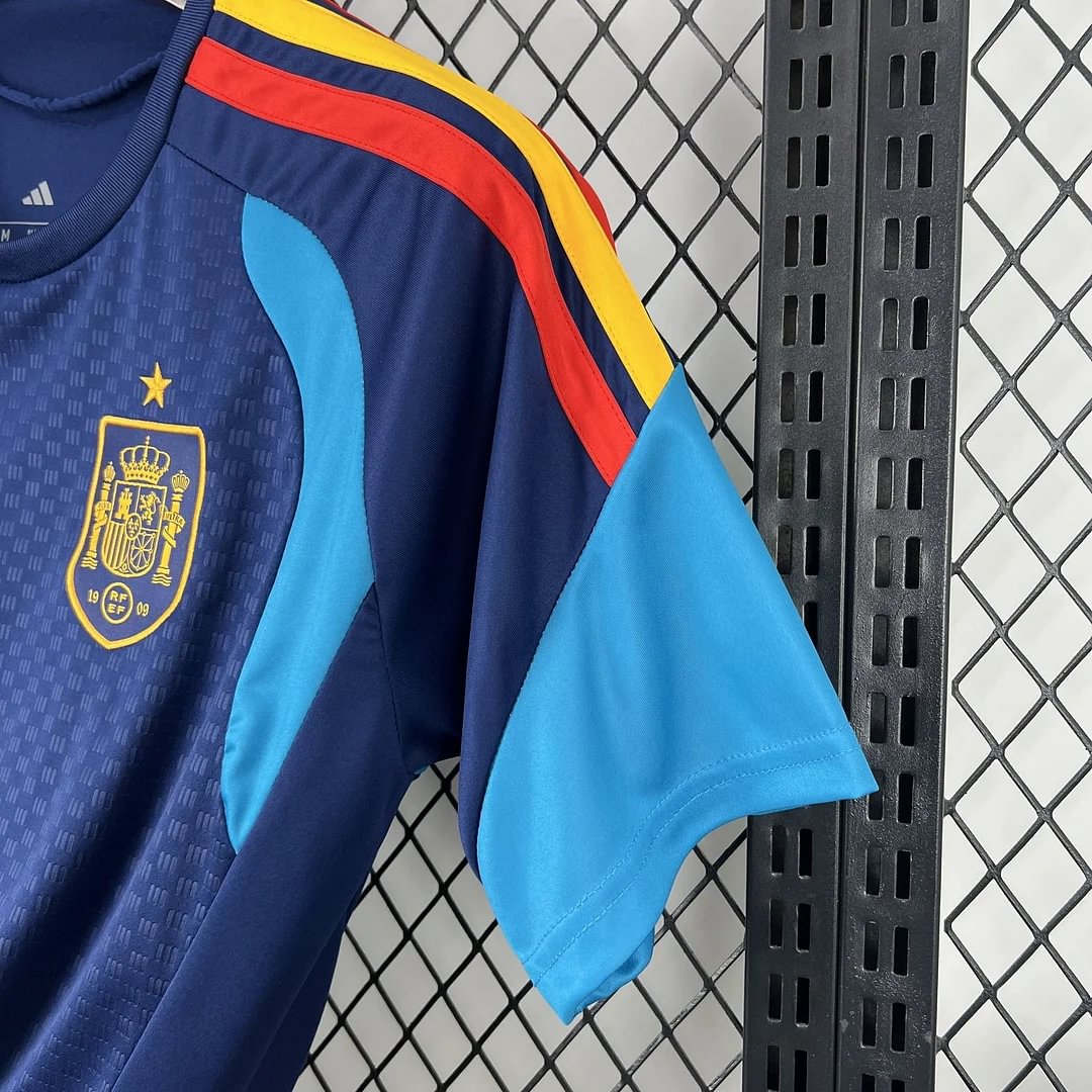 2026 Spain National Team Training Suit Blue Football Shirt