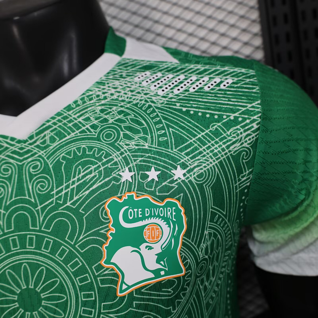 2026 Player Version Ivory Coast National Team Special Edition Green Football Shirt