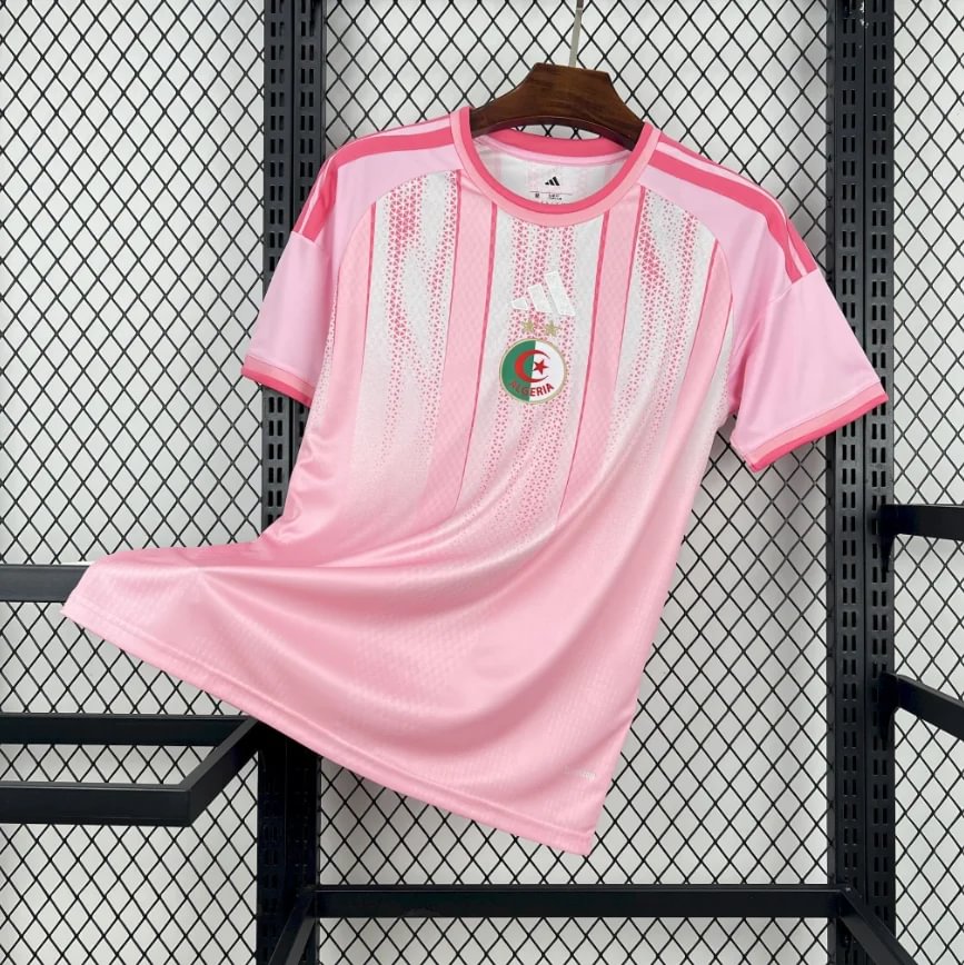 2026 Algeria National Team Special Edition Pink Football Shirt