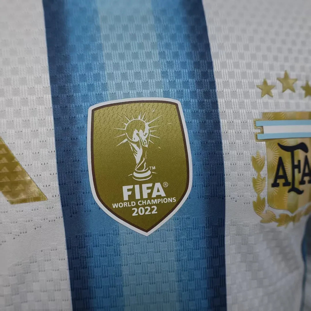 2026 Long Sleeve Player Version Argentina Home