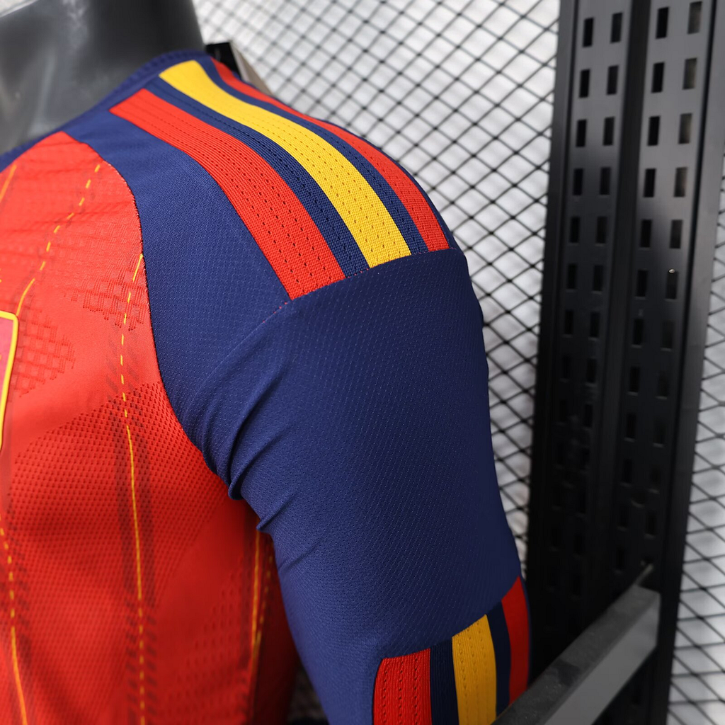 2026 Long Sleeves Player Version Spain National Team Home Football Shirt