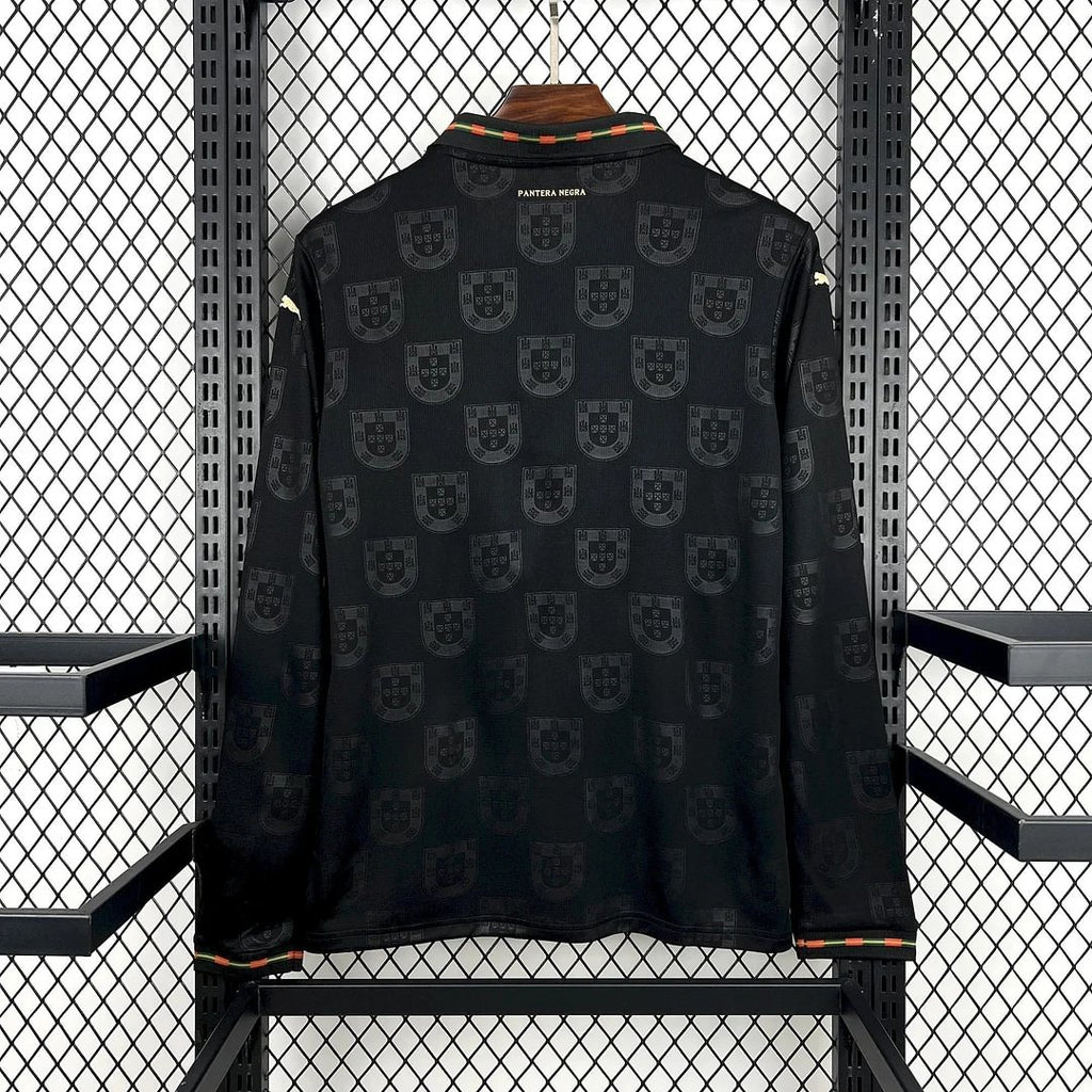 2026 Long Sleeve Portugal Special Edition Black Football Shirt