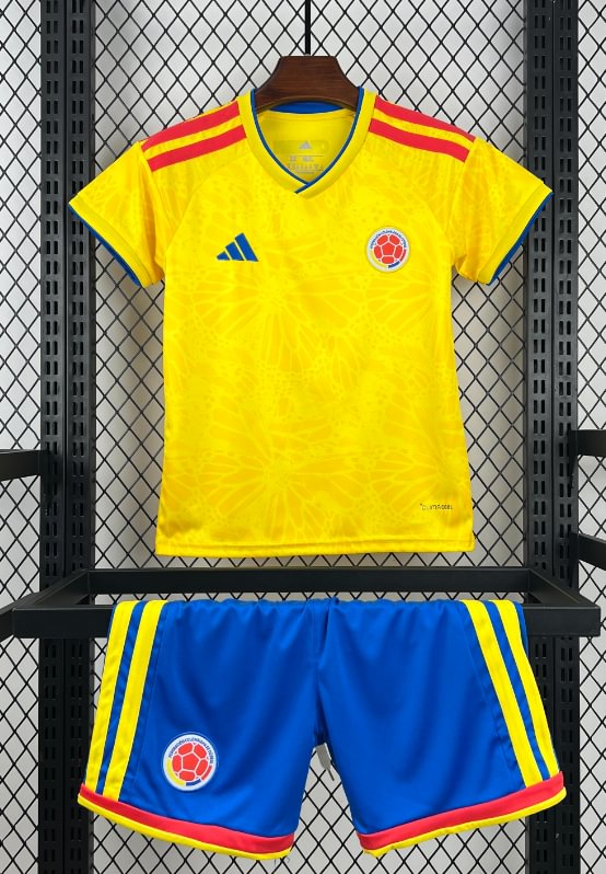 2026 Colombia National Team Home Football Shirt Kids Size