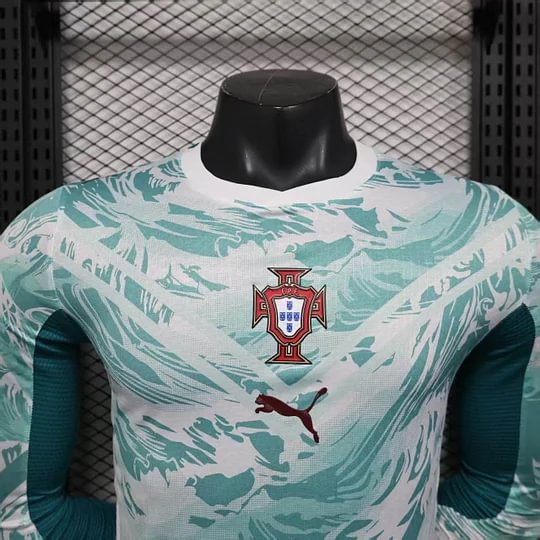 2026 Long Sleeve Player Version Portugal National Team Away Football Shirt