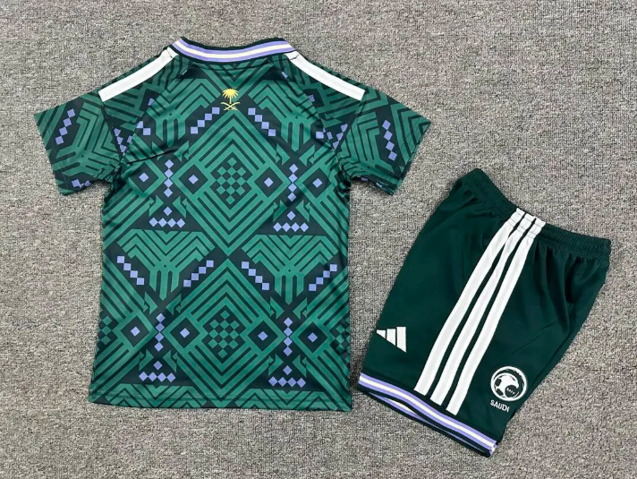 2026 Saudi Arabia National Team Home Football Shirt  Kids Size