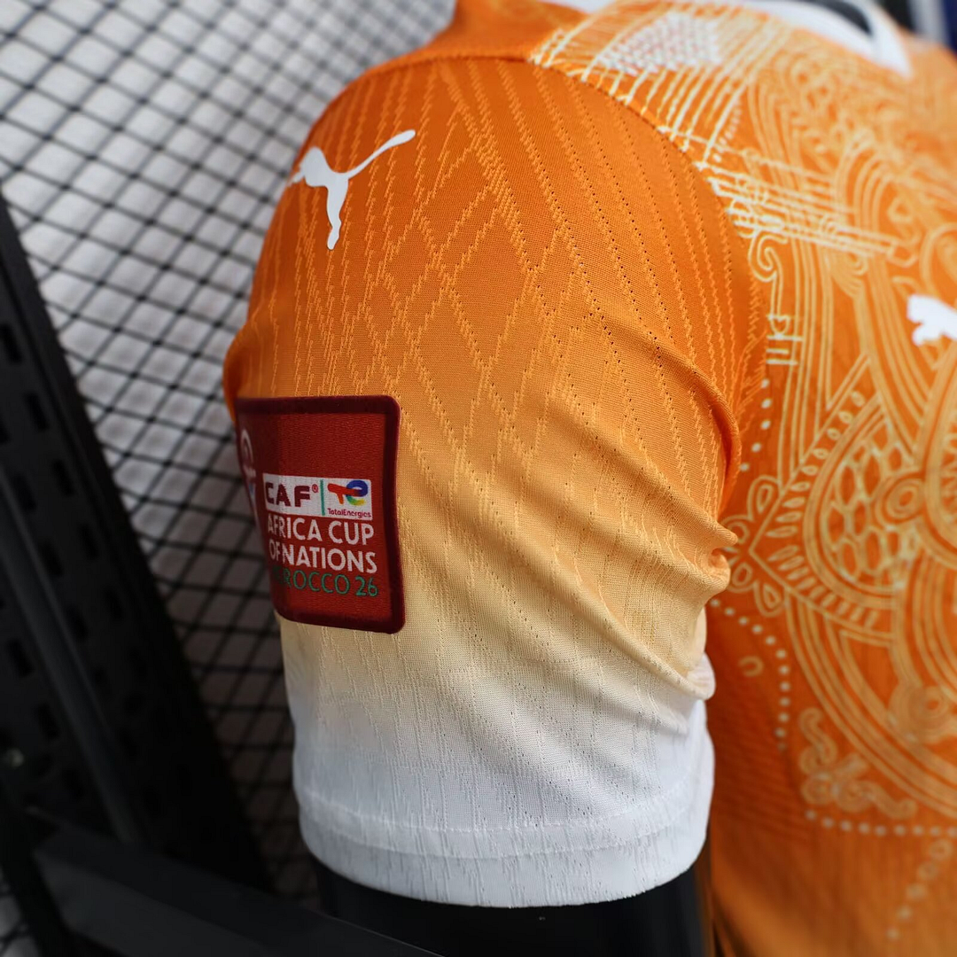 2026 Player Version Ivory Coast National Team Special Edition Orange Football Shirt