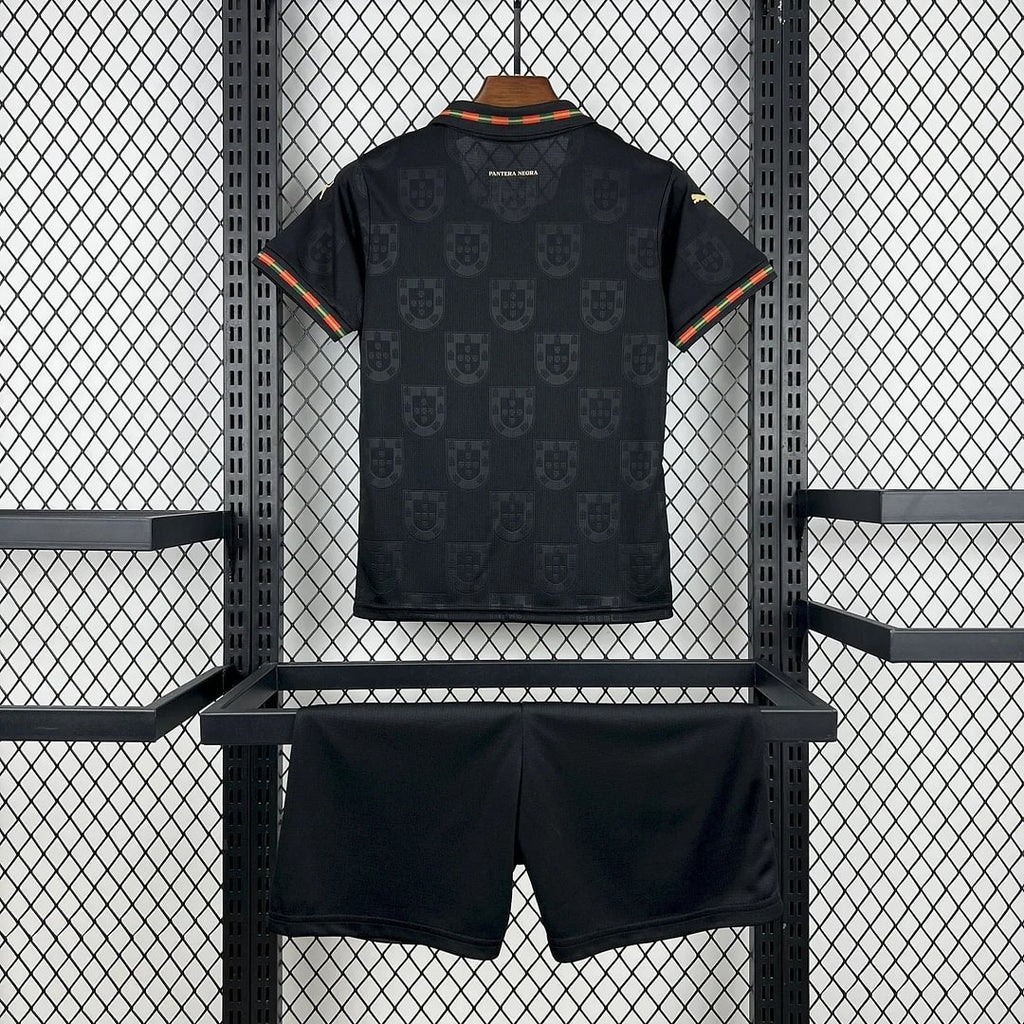 2026 Portugal Special Edition Black Football Shirt Kids Size