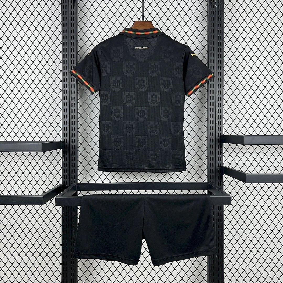 2026 Portugal Special Edition Black Football Shirt Kids Size