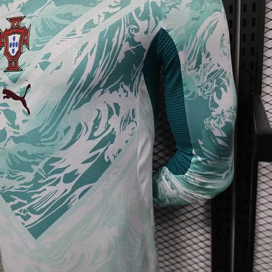 2026 Long Sleeve Player Version Portugal National Team Away Football Shirt