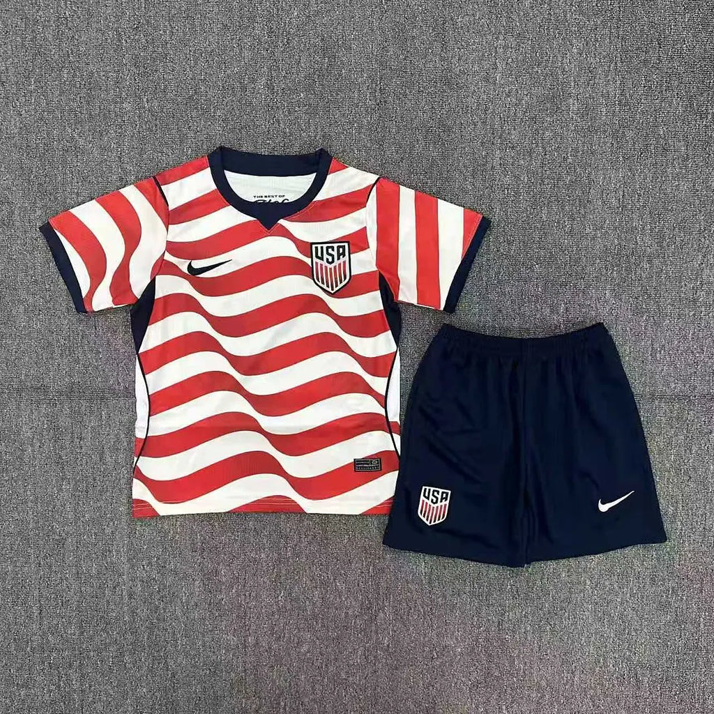 2026 United States National Team Home Football Shirt Kids Size