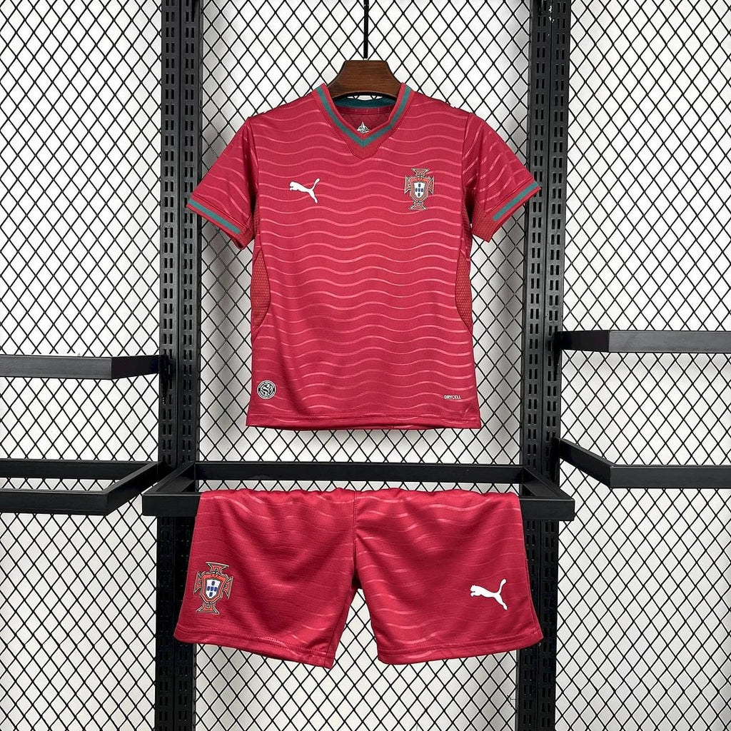 2026 Portugal Home Football Shirt Kids Size