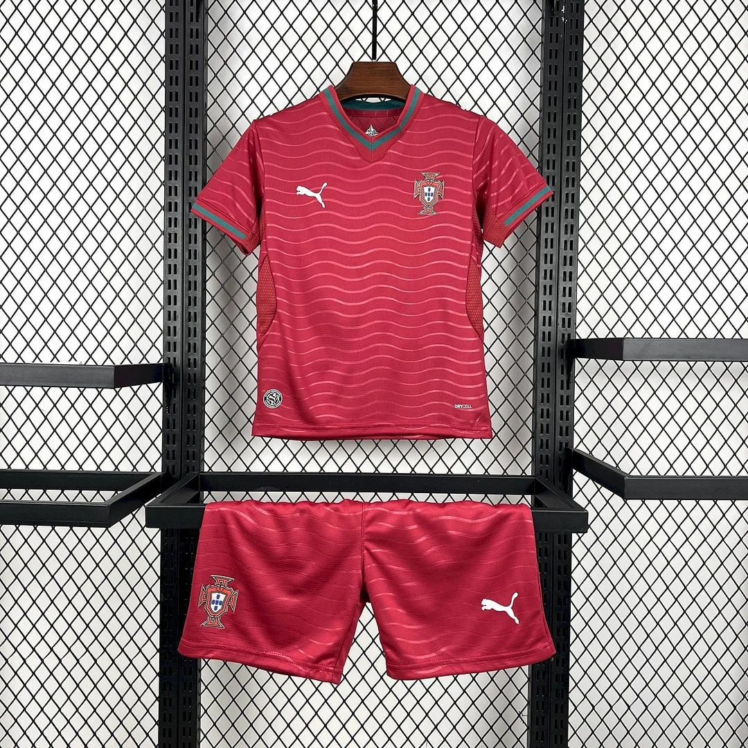 2026 Portugal Home Football Shirt Kids Size