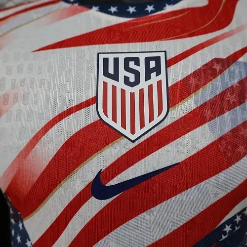 2026 Player Version United States National Team Special Edition White Red Football Shirt