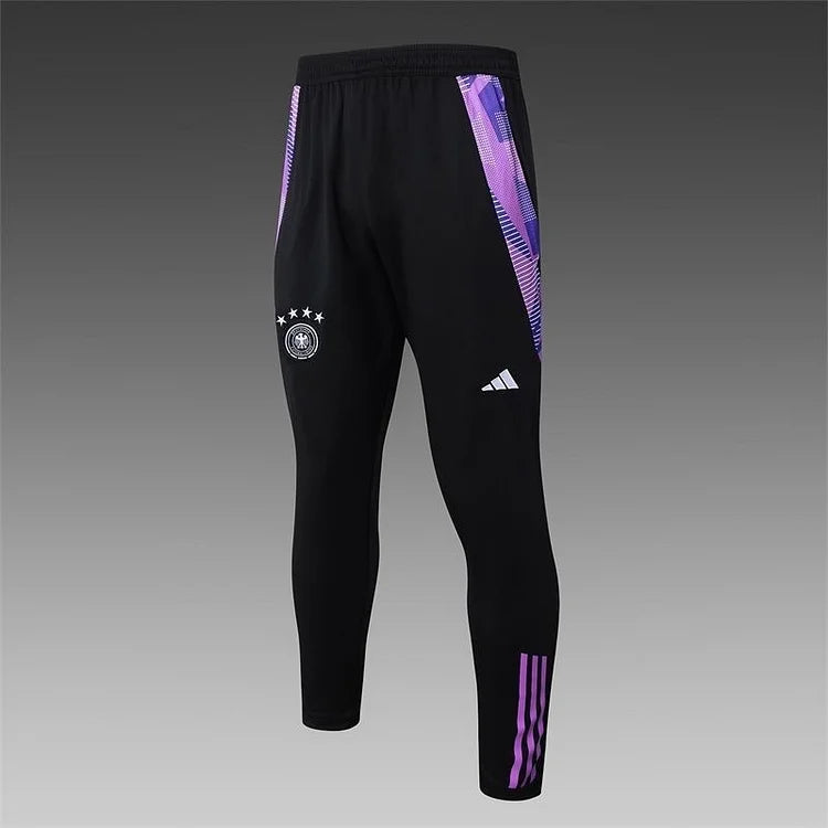 2024 Germany Half-Pull Training Suit White Jersey Set