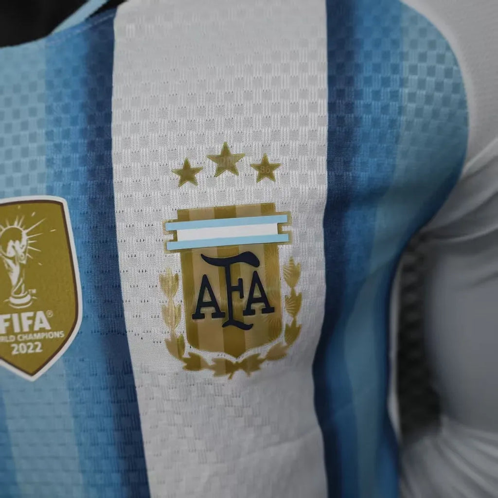 2026 Long Sleeve Player Version Argentina Home