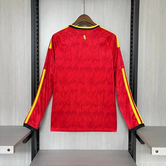 2026 Long Sleeve Belgium National Team Home Football Shirt