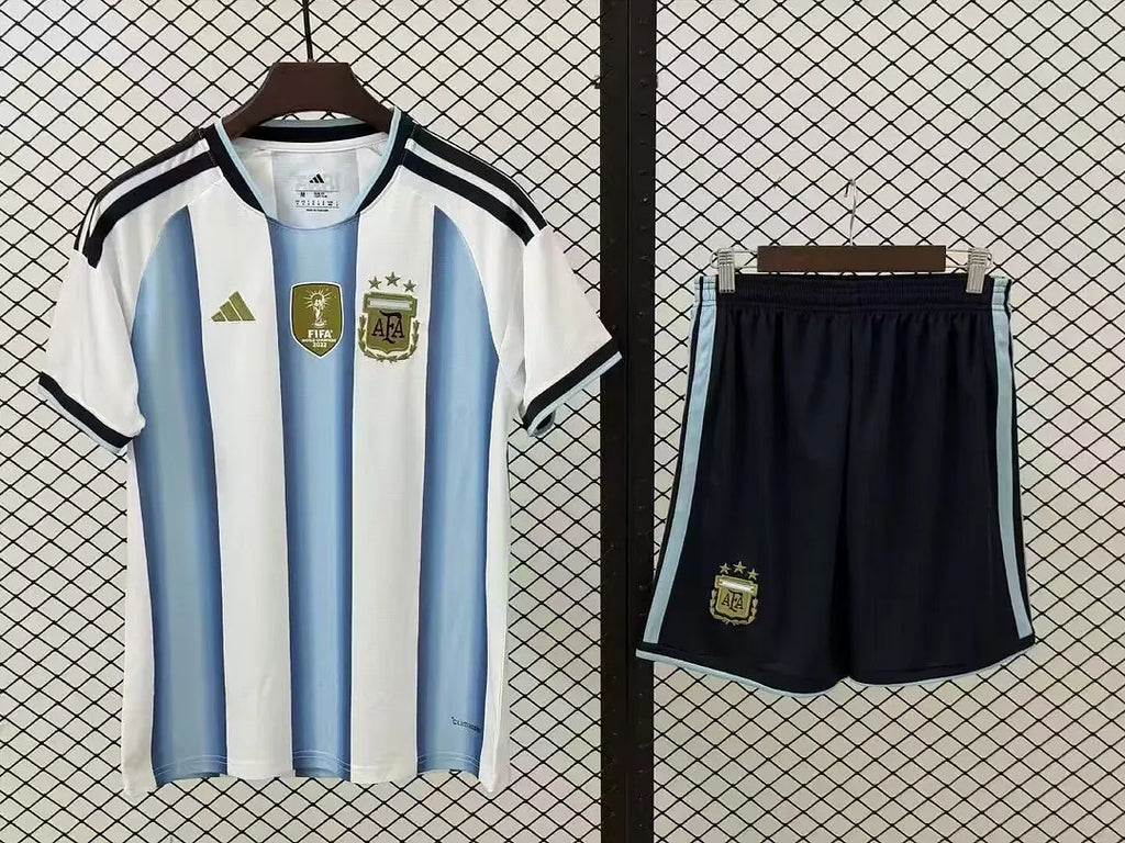 2026 Argentina Home Soccer Jersey Kids Size