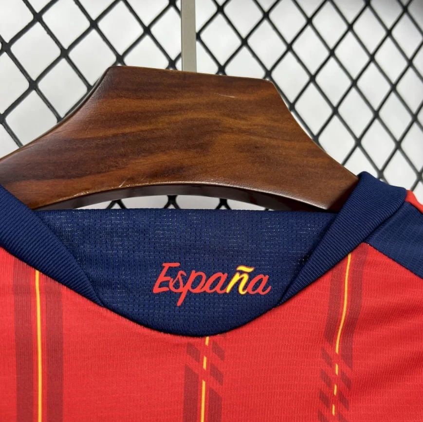 2026 Long Sleeves Spain National Team Home Football Shirt