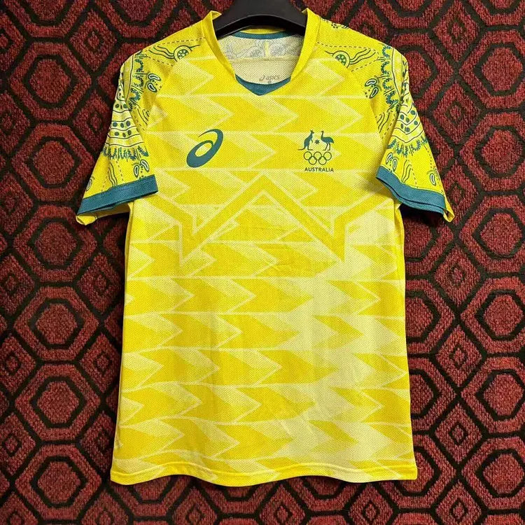 2024 Australia Home Australian Team Olympic Football Shirt